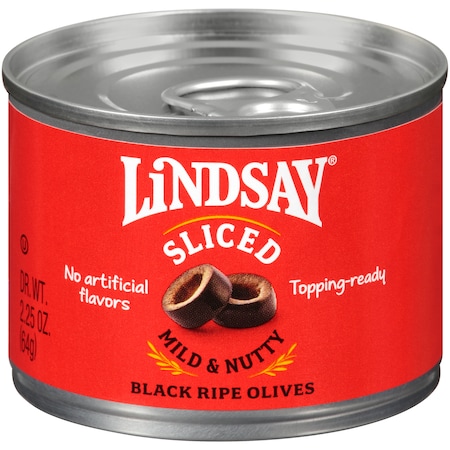 Lindsay Sliced Olives 2.25 oz., PK24 A002894